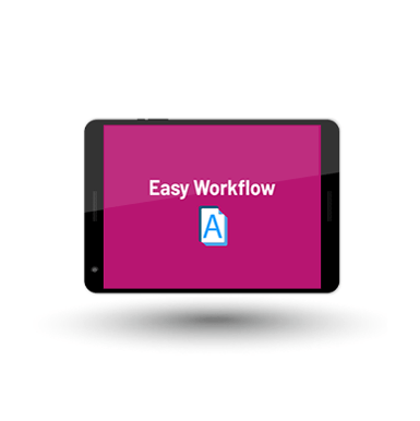 Mockup del video del modulo Archiflow Easy workflow